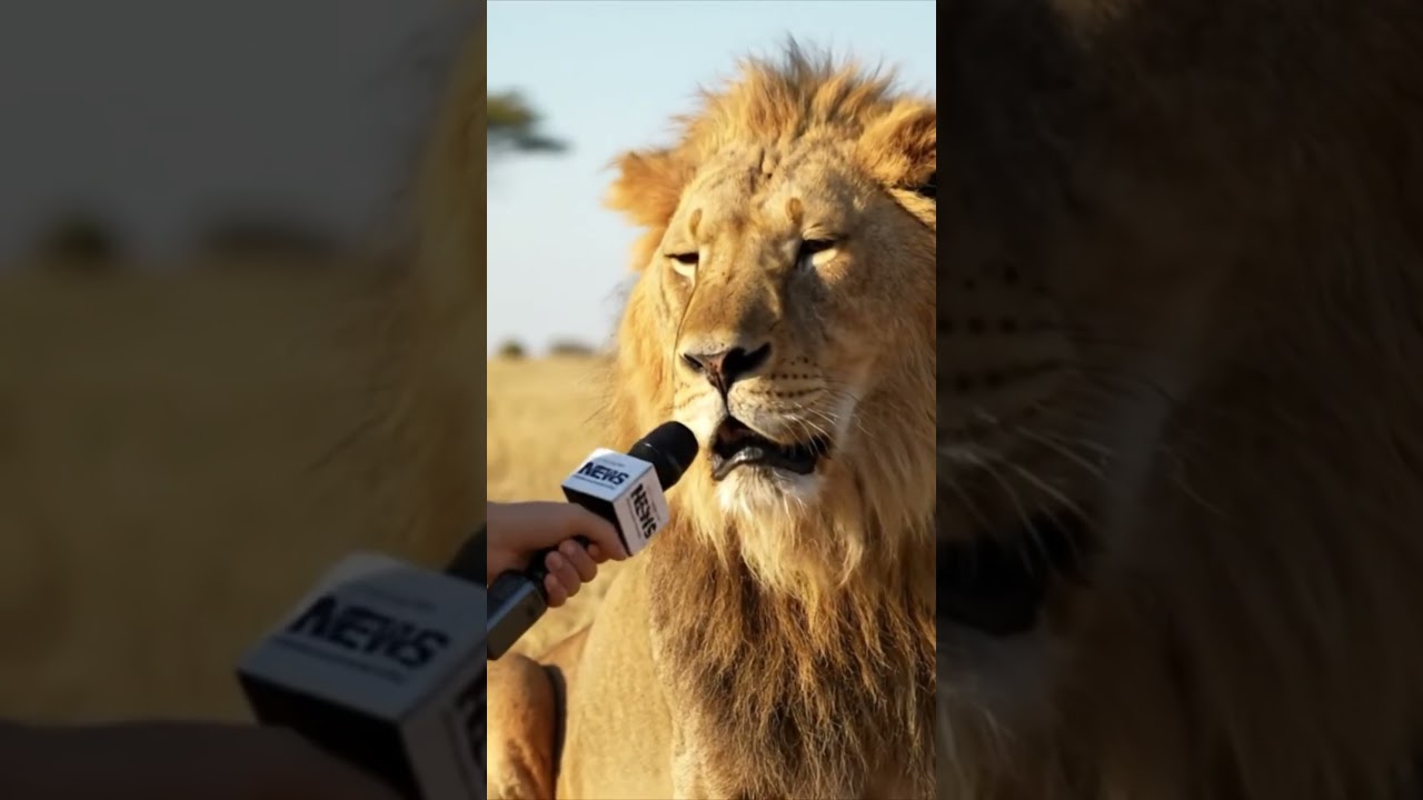 Funny AI Animals Interview #funny #animals