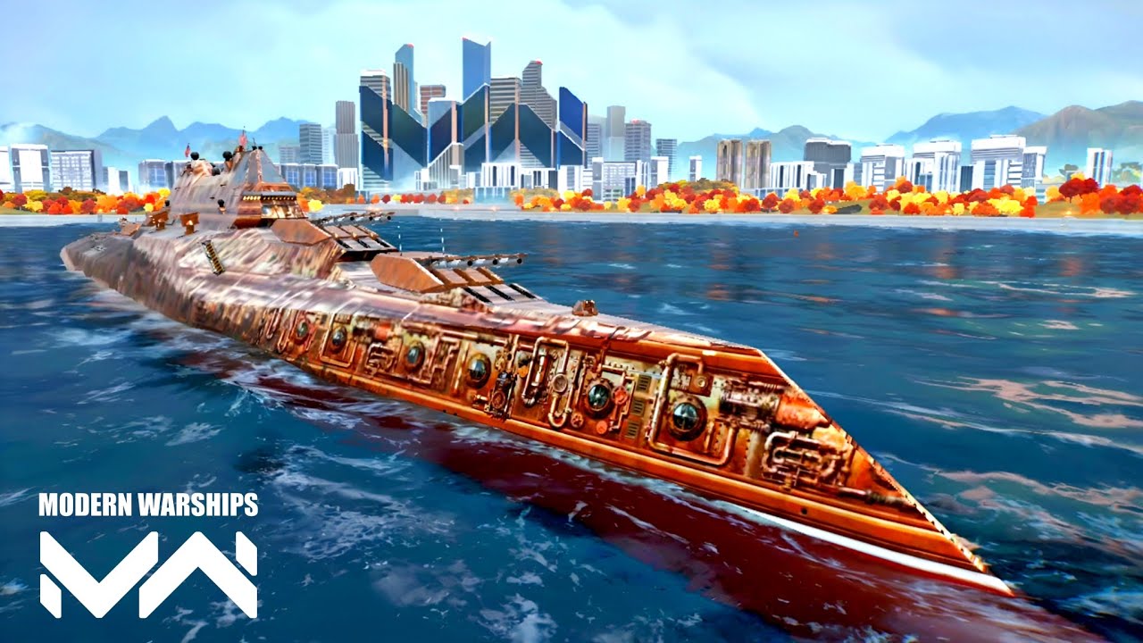 PAN SPATIAL TETON powerful battleship in Modern Warship game