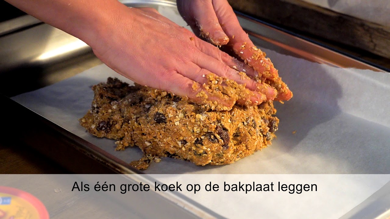 Recept havermoutkoek met appelstroop