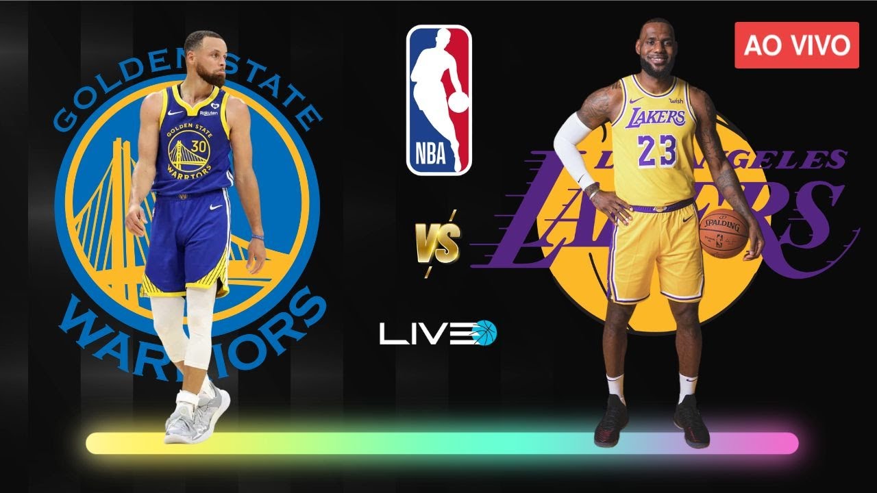 GOLDEN STATE WARRIORS x LOS ANGELES LAKERS - NBA AO VIVO l Stephen Curry vs Lebron James