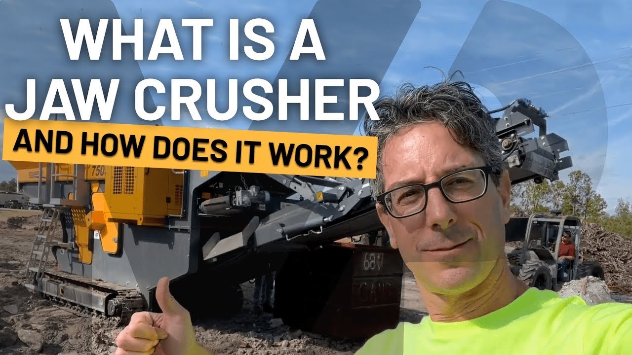 How Does A Jaw Crusher Work, featuring the Barford 750J