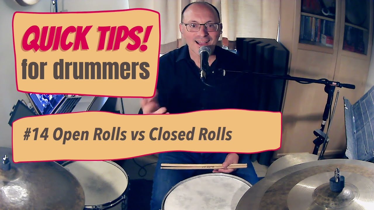 Quick Tips for Drummers #14 Open Rolls vs Closed Rolls