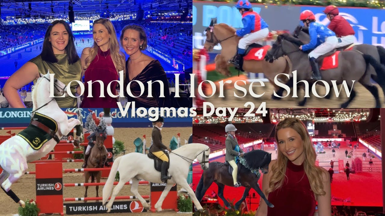 Лондонское международное конное шоу — целый день на конном шоу + и это конец! Vlogmas, день 24 ✨