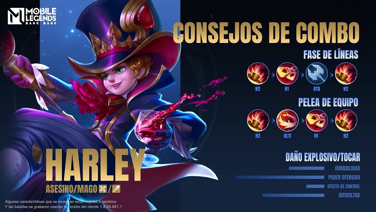 H&eacute;roe Destacado | Harley | Mobile Legends: Bang Bang