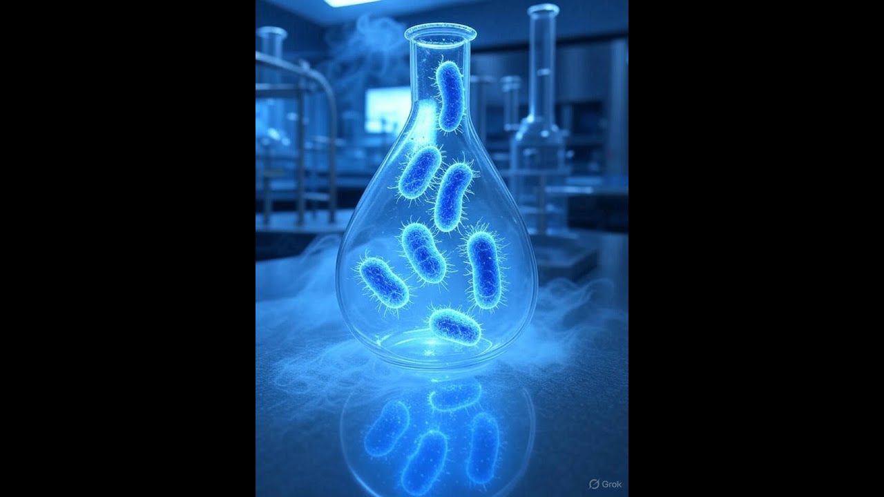 Bacterial growth curve