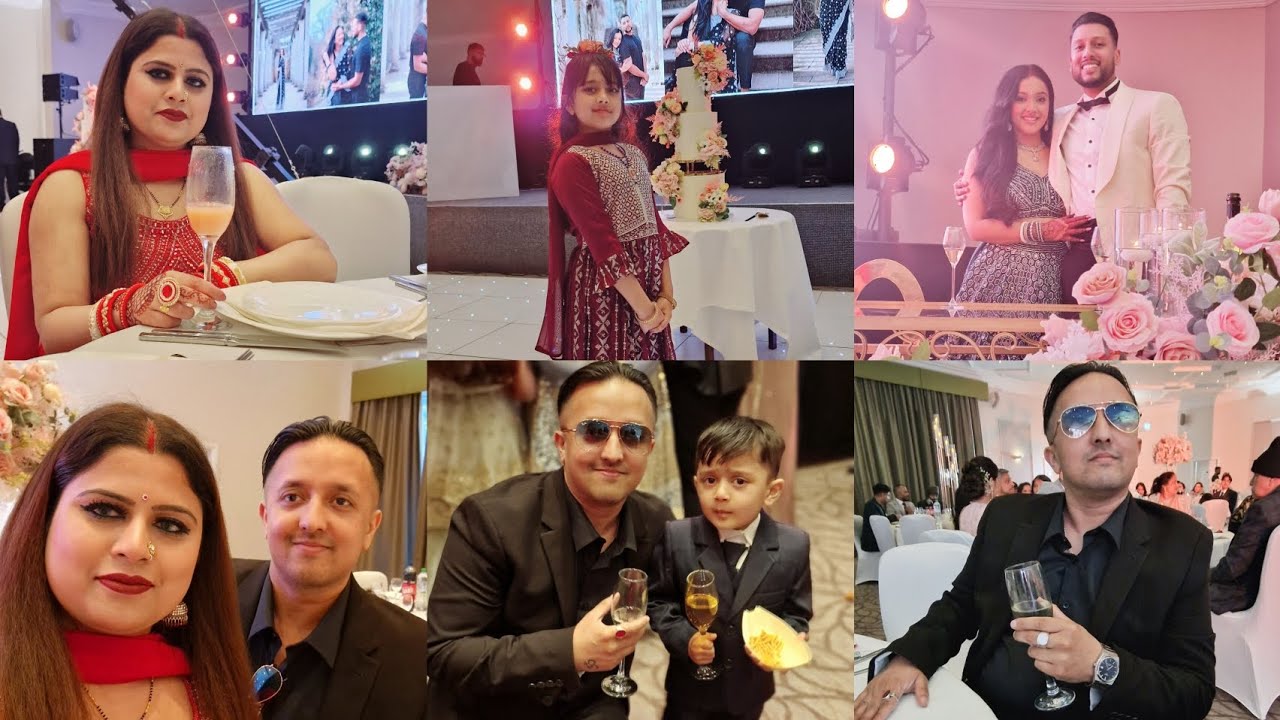 🥂London bengali Wedding night reception party Groom vs Bride🥂