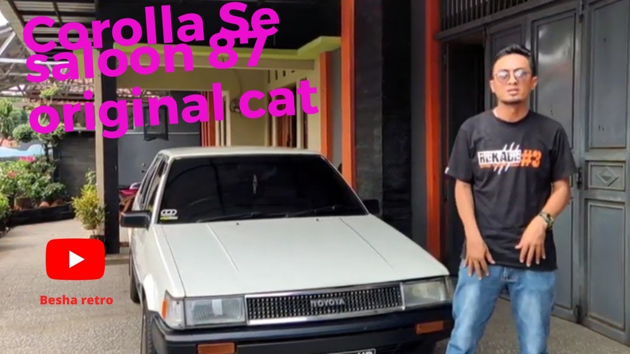 Review Corolla SE Saloon th 87 original cat dan interior
