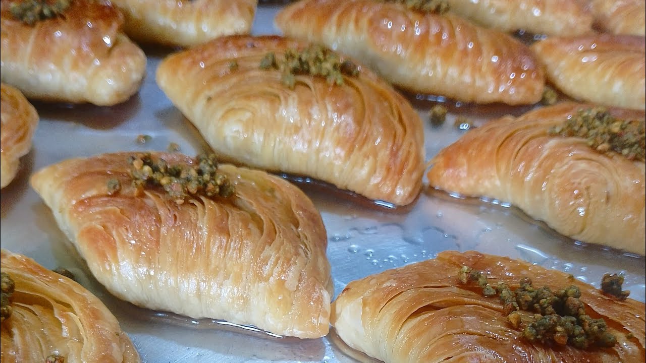 شعيبيات مورقة ومقرمشة بحشوة حلوة جدا وبطريقة ولا اسهل