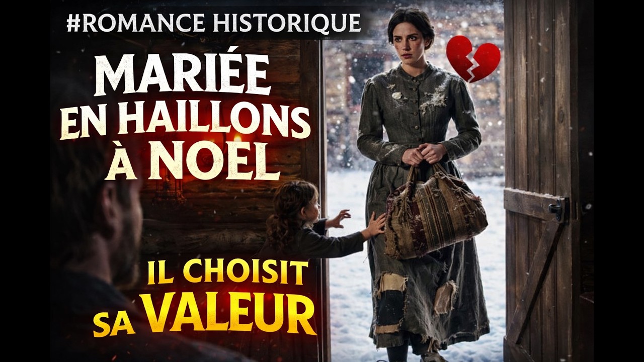 Mariée par correspondance en haillons à Noël — Le père célibataire vit sa valeur et la choisit