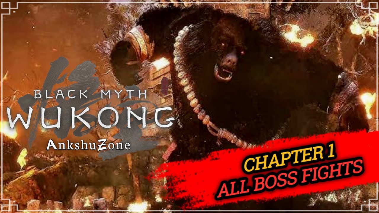 Black Myth: Wukong Chapter 1 All Boss Fights | First Playthrough