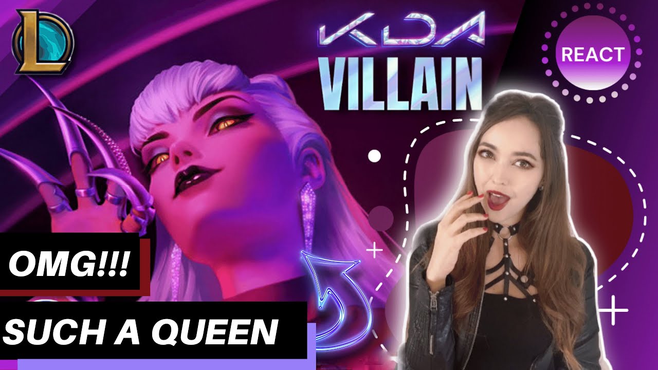 REACTING TO K/DA - VILLAIN [Official Concept Video] | League of Legends