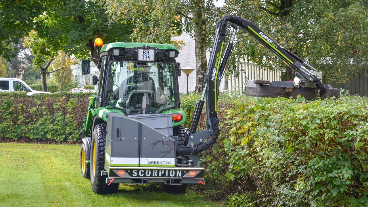 Boom Mower For Small Tractor | GreenTec Scorpion 430 S