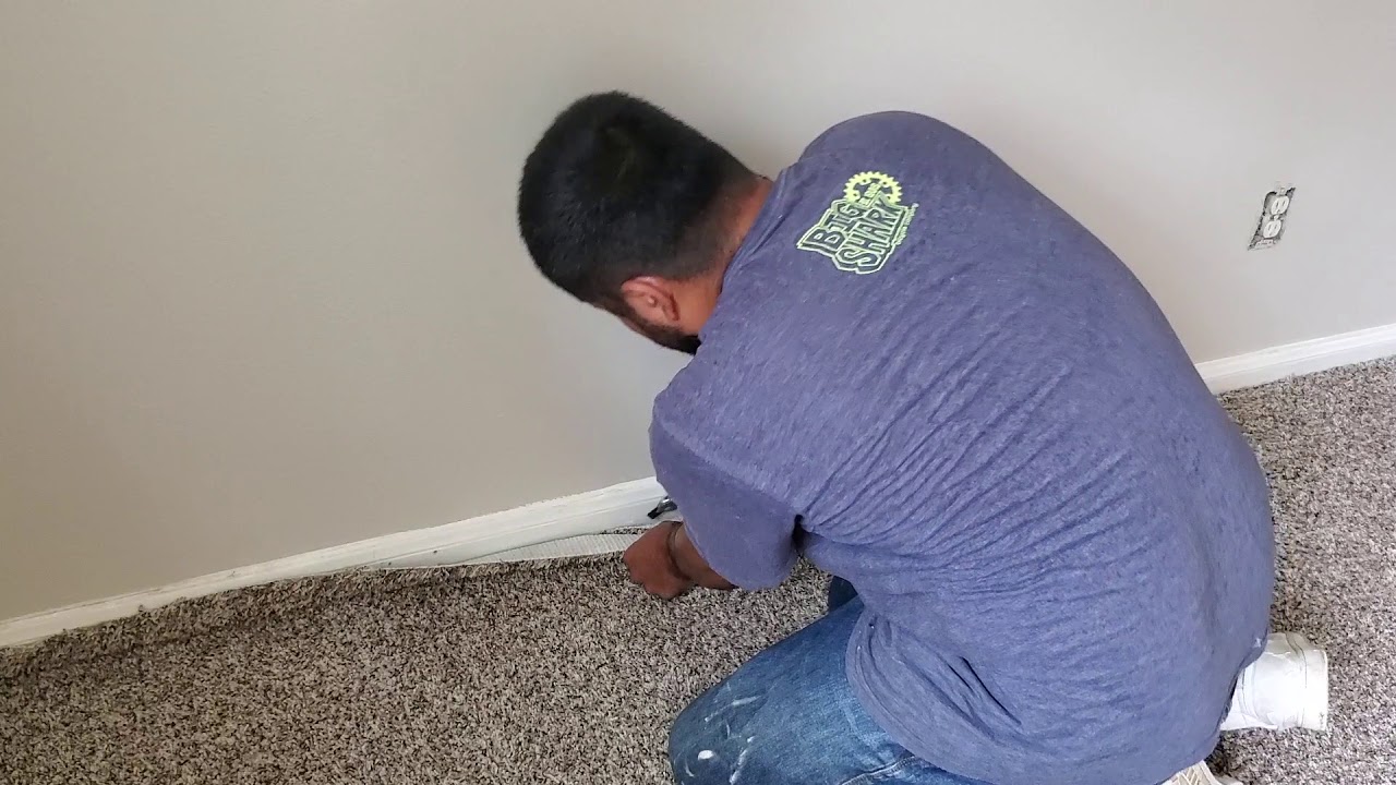 como installar carpeta en un cuarto