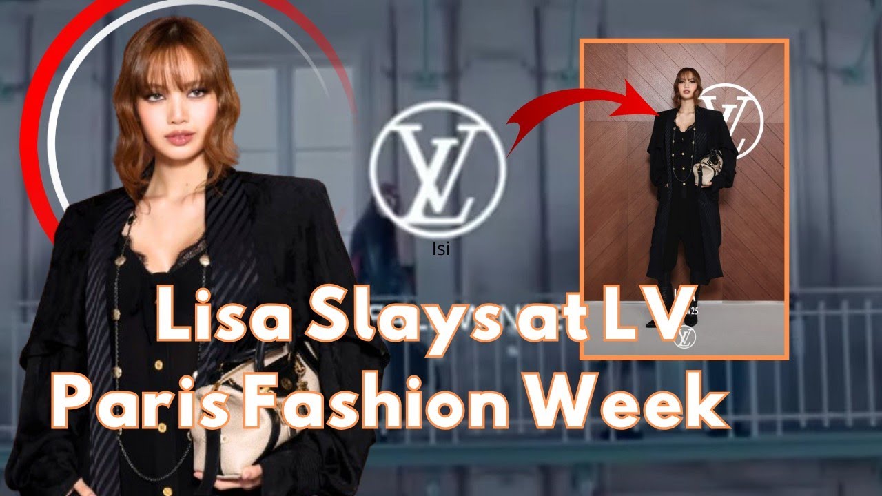 [LIVE] Lisa Stuns at Louis Vuitton Paris Fashion Week 2025❗