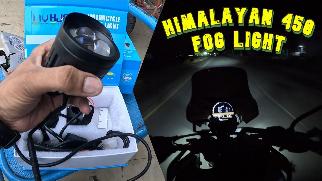 Projector Fog Light for Himalayan 450 | HJG Fog Light | Navigator Vasu