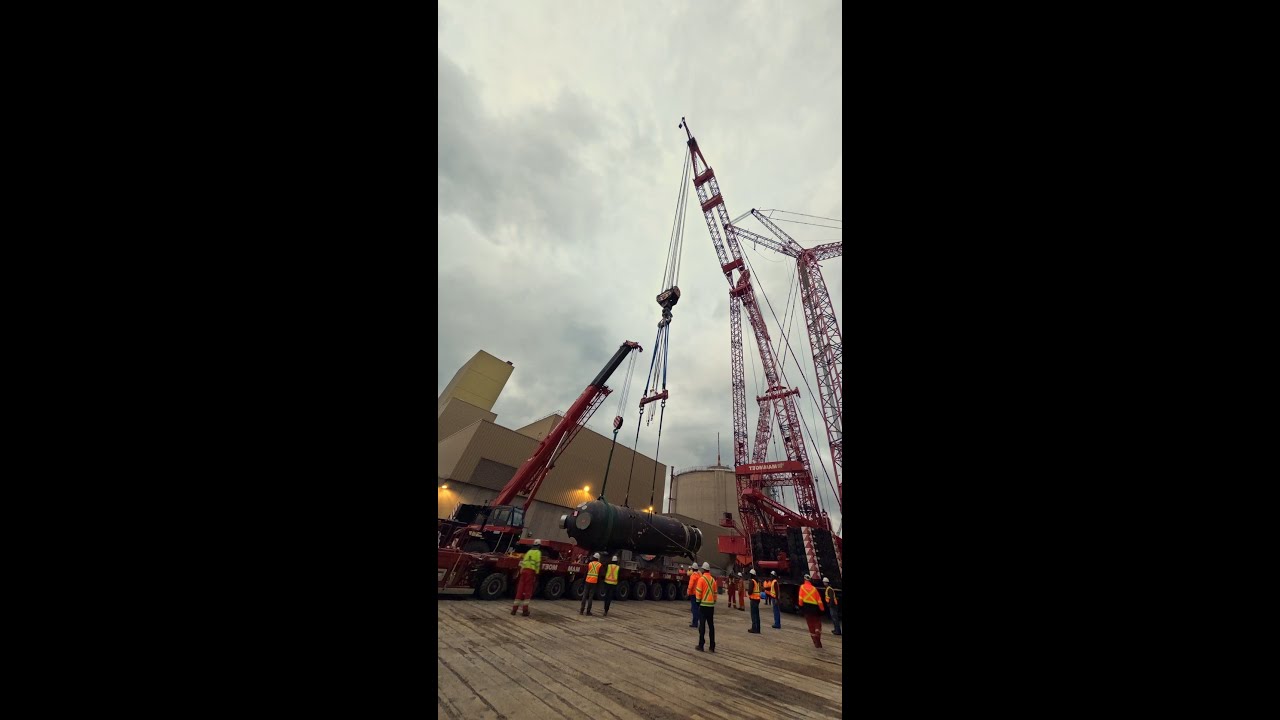 Bruce Power Life-Extension Program steam generator lift!