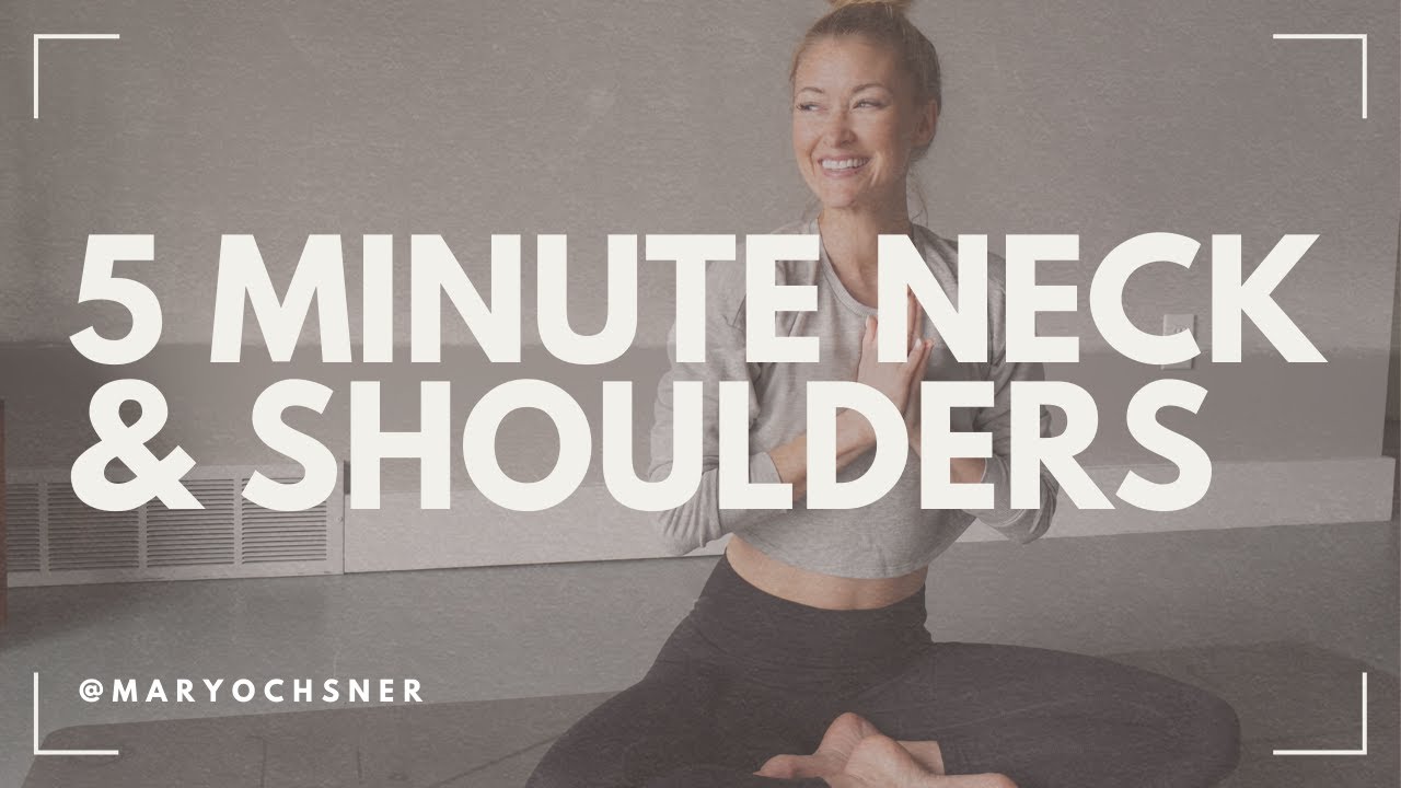 5 Minute Neck and Shoulders Stretch