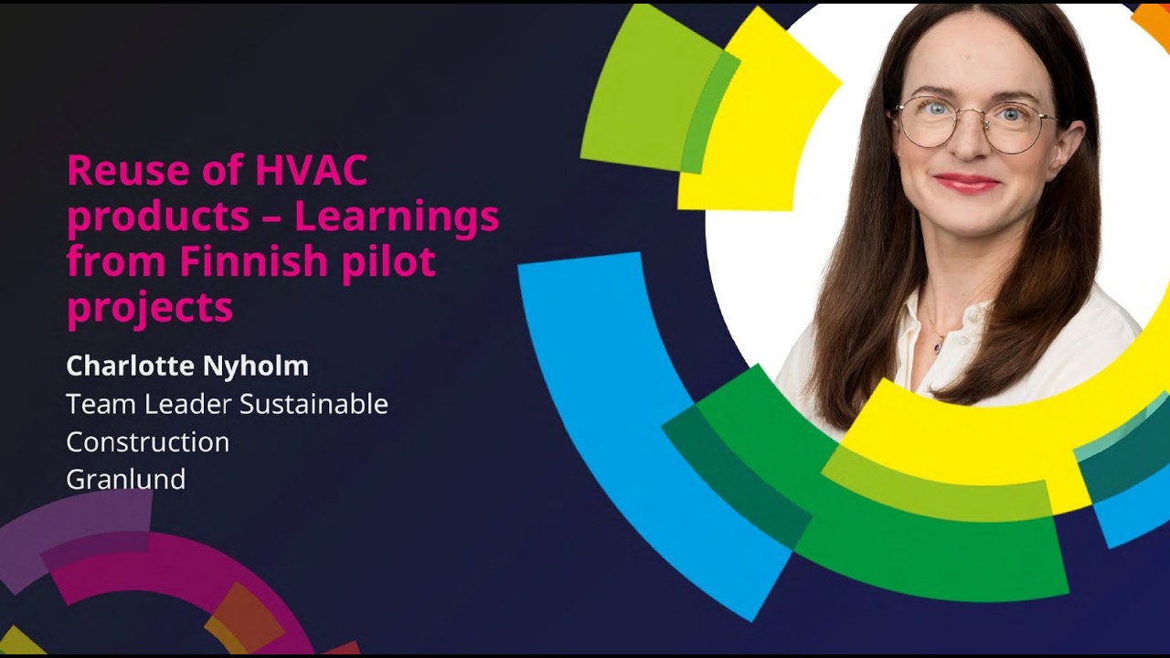 Eurovent Seminar on Innovations in materials and circularity for HVACR systems: Charlotte Nyholm