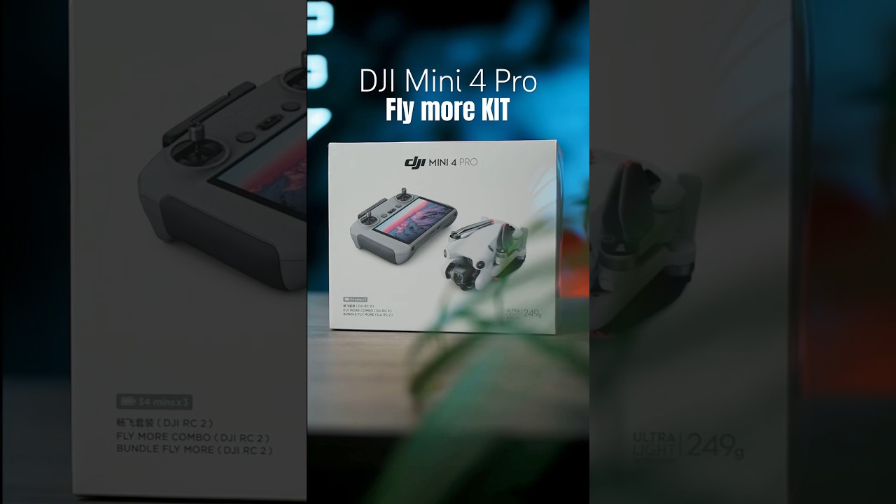 Unboxing DJI Mini 4 Pro Fly More Combi #dji #djimini4pro #drone