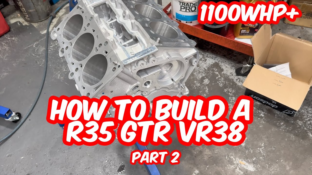 Сборка двигателя Nissan GTR, часть 2 — R35 VR38DETT — сборка двигателя мощностью 1100–1200 л.с.