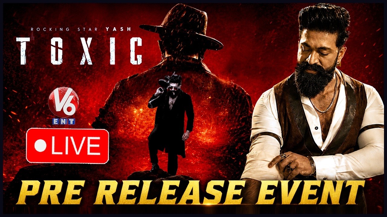 LIVE : Toxic Pre-Release Event In Hyderabad | Mallareddy University | V6 ENT