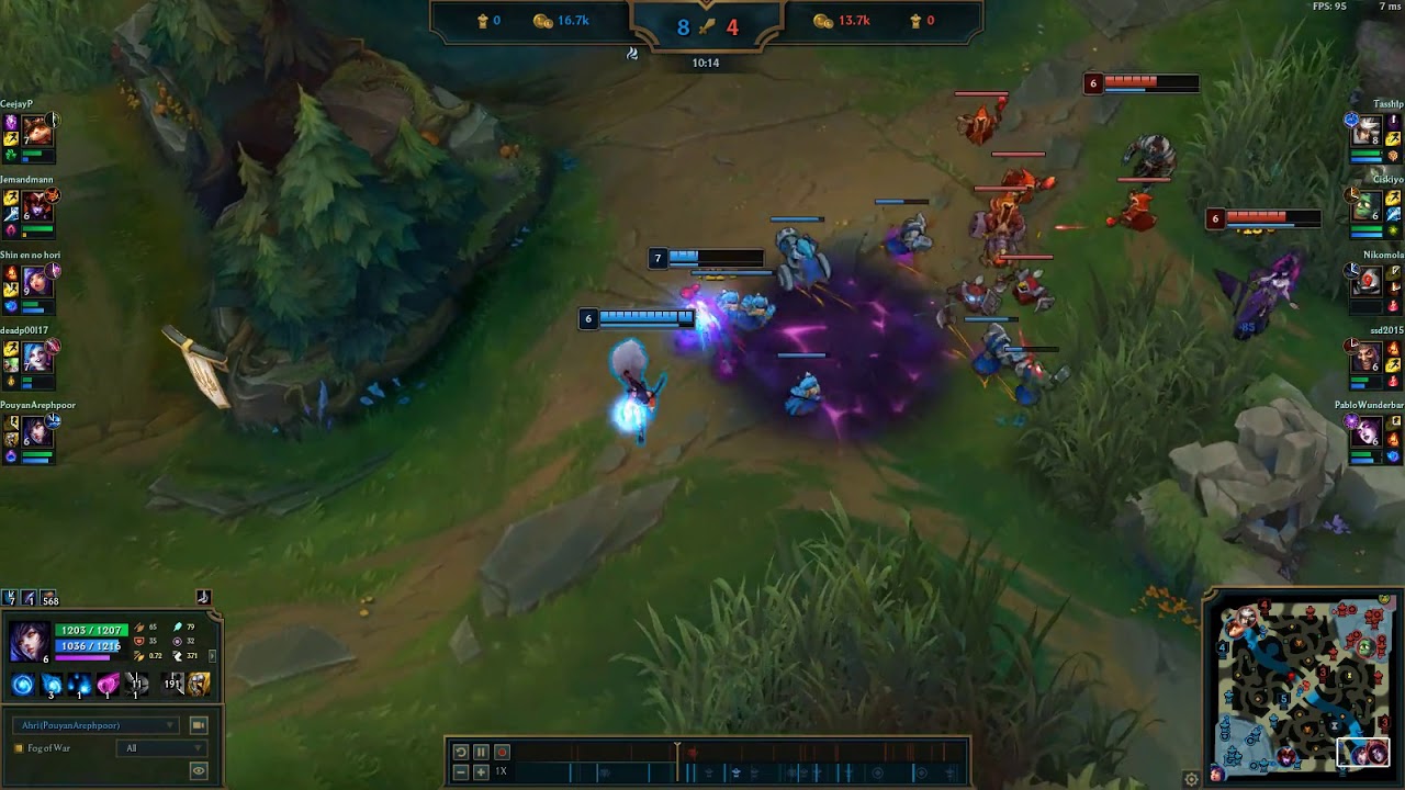 League of Legends Ahri S rank  Sup Support  gameplay 2020 no commentary