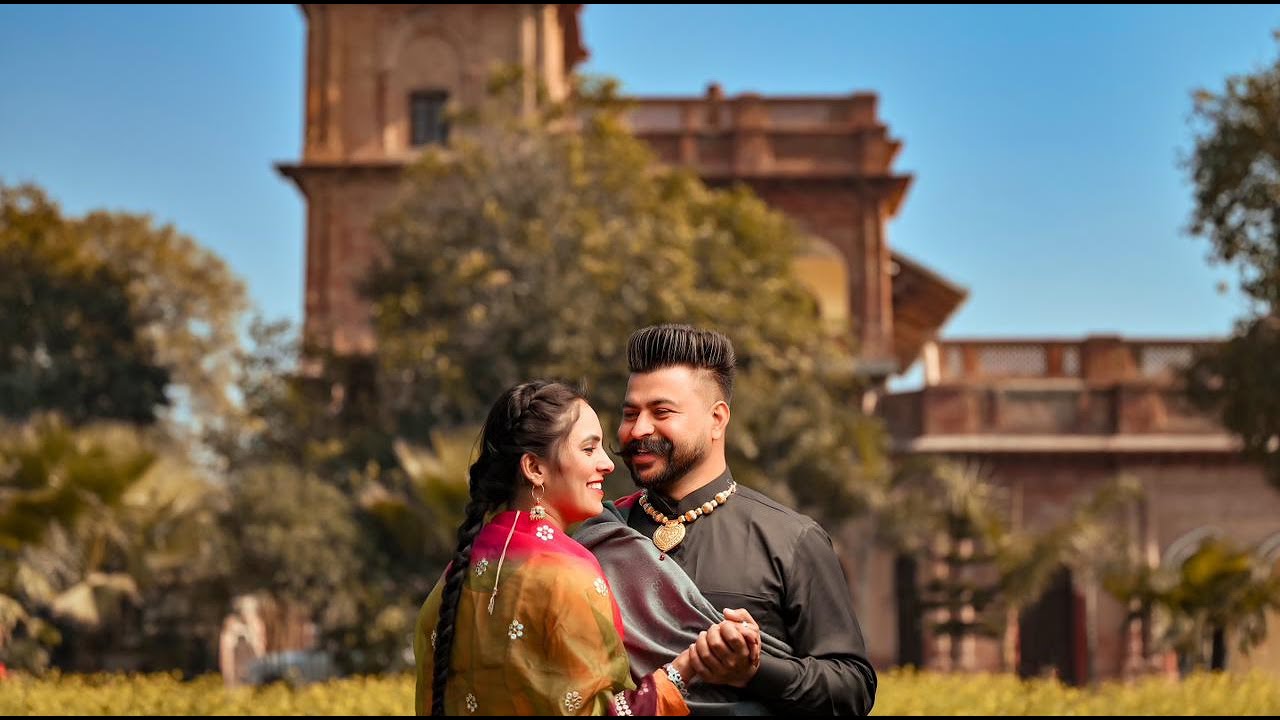 BEST PRE WEDDING SONG 2022 HARJIWAN SINGH GILL & CHANDANDEEP KAUR  SWEET COUPLE  GILL PHOTOGRAPHY