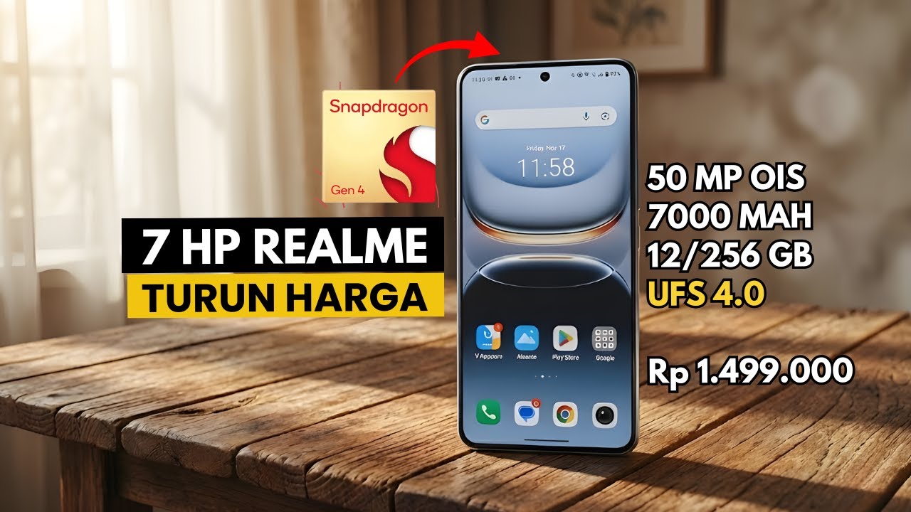 7 HP Realme TURUN HARGA Drastis di November 2025
