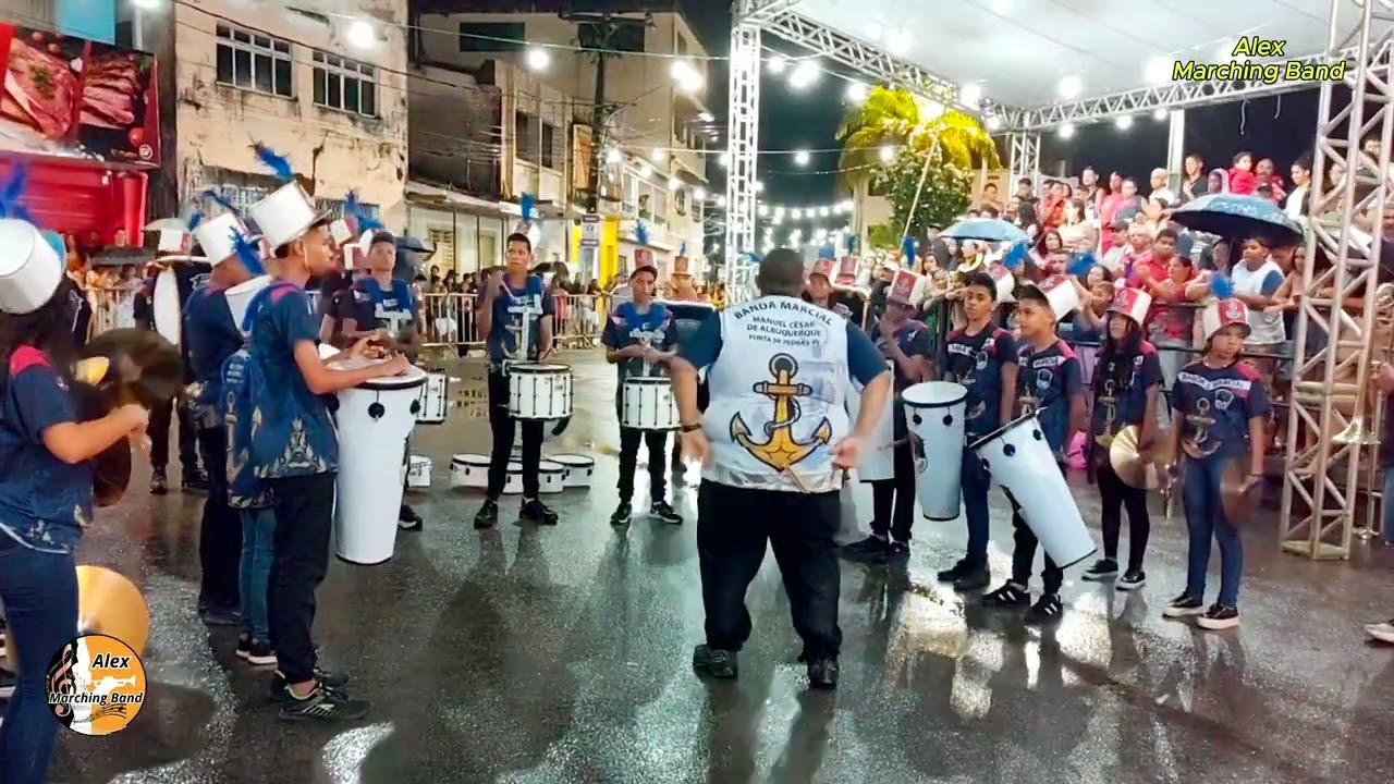 Banda Marcial Manuel César 2025 - Festival de Bandas e Fanfarras em Ponta de Pedras 2025
