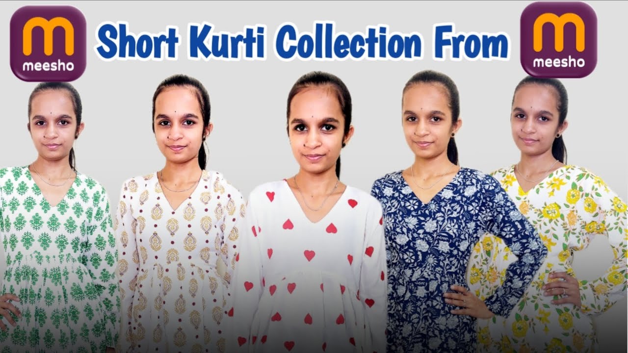MEESHO Indo-Western Short Kurti Haul 2025 |Trendy Kurtis for Jeans & Office Look 