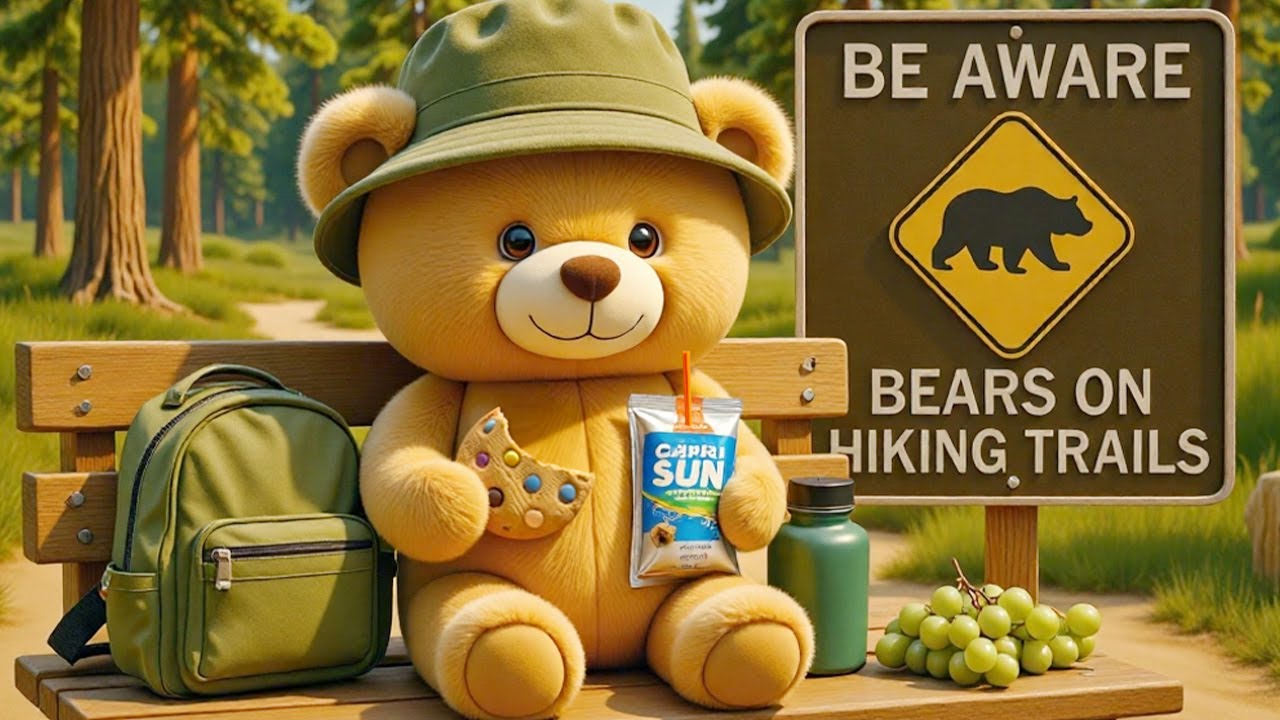 A Bear on the Trail? 🐻 Cozy Hiking & Snack Break