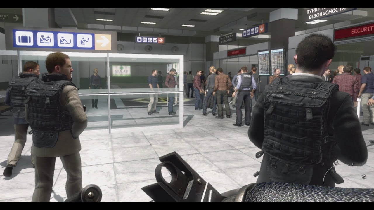 COD MW2 : Terrorist Attack on Moscow Airport (Zakhaev) 