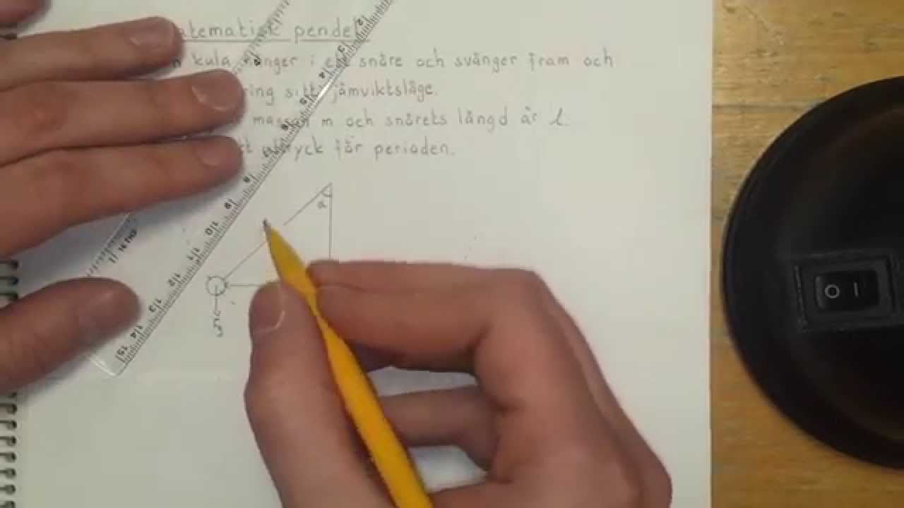 Fysik 2 Matematisk pendel