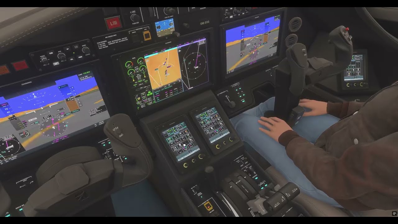 MSFS 2024 SU4 Cessna Citation Longitude LZTT Poprad Tatry - LZIB Bratislava / Slovakia