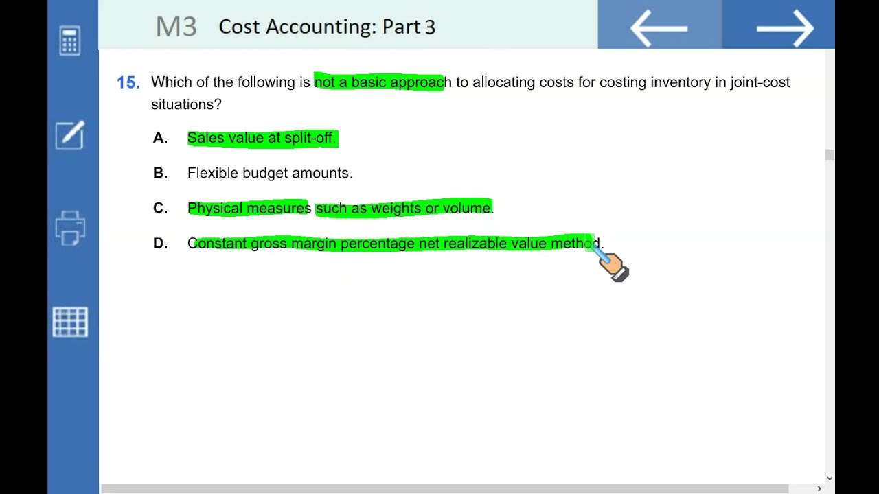 Cost Accounting: Part 3 MCQs