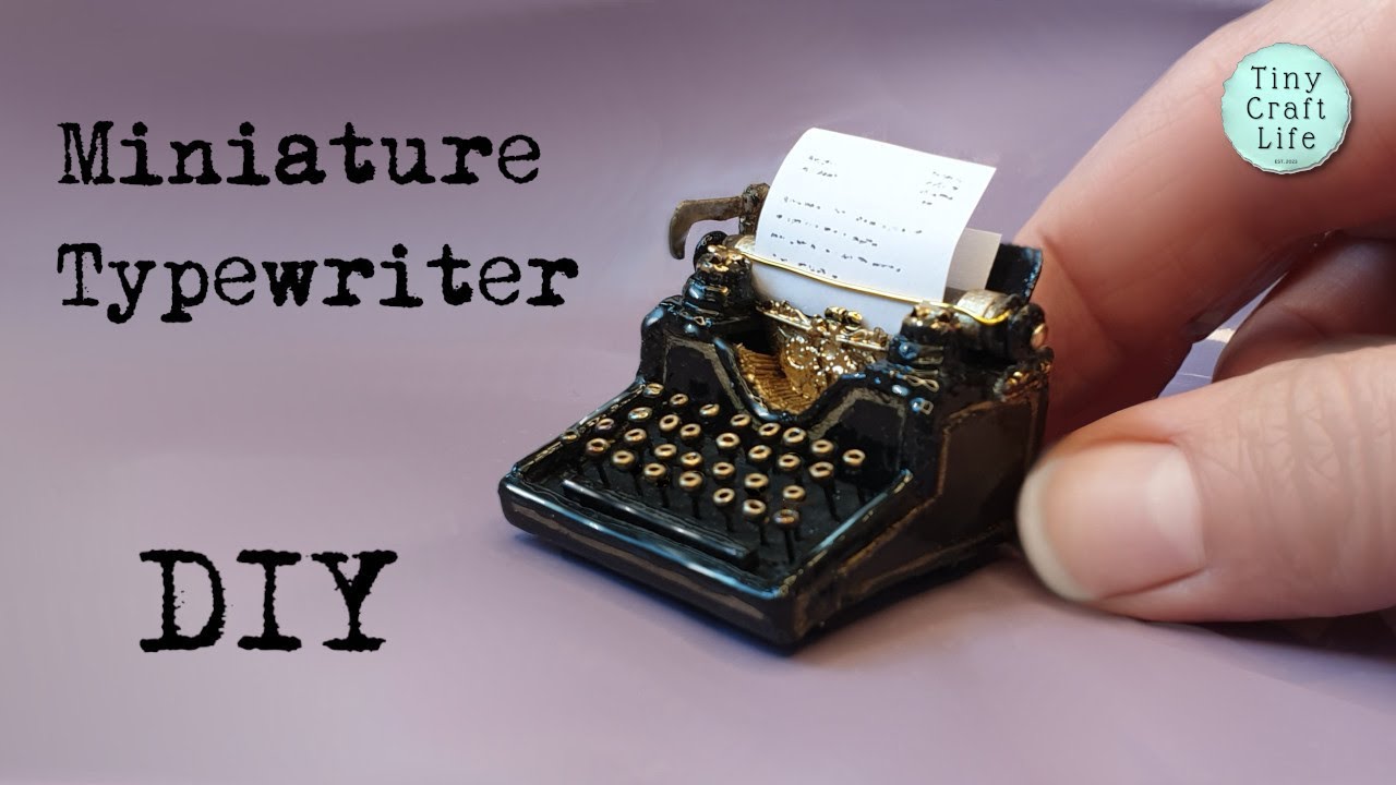 From Bin To Brilliant: My Trash Typewriter Reveal! #CreativeRecycling #MiniatureMachines #DIYCrafts