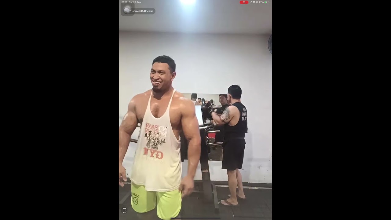 Big Muscle daddy workout Live
