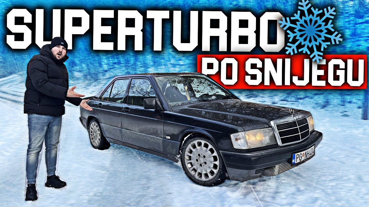 SNIJEŽNA OLUJA I MERCEDES 190 SUPERTURBO! ❄️ CRNA GORA-SRBIJA U SRED ZIME