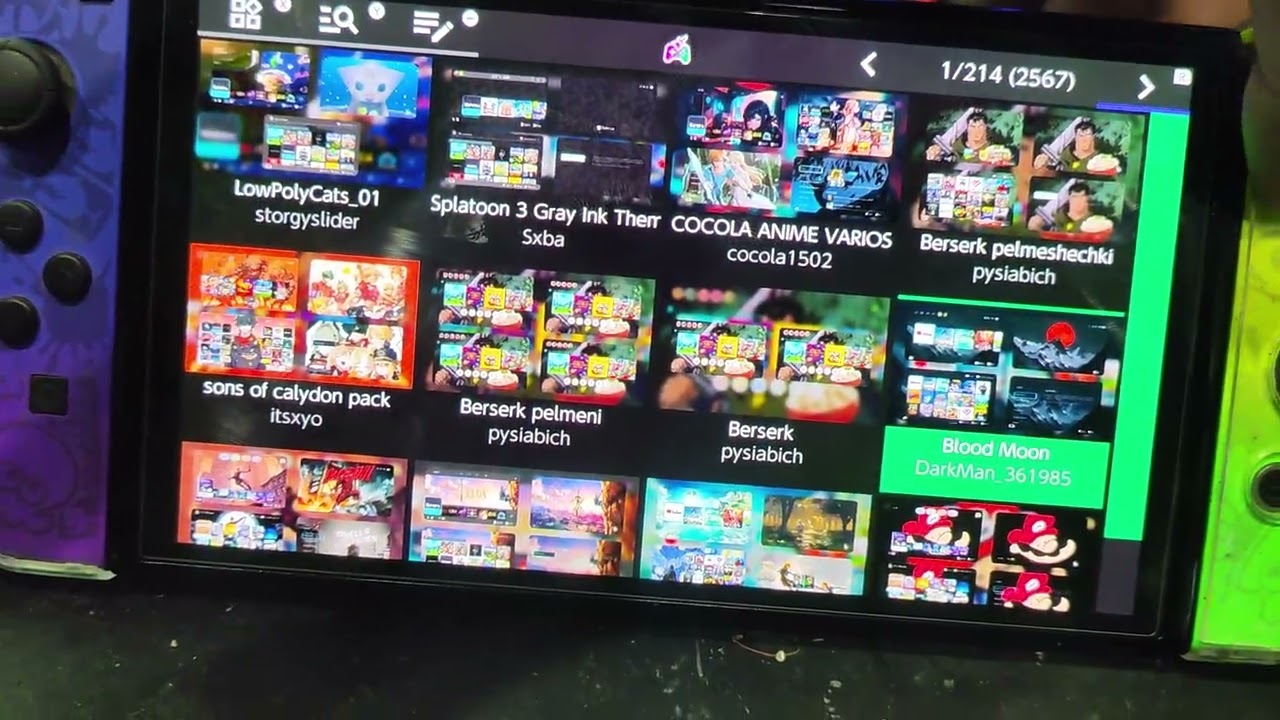 Switch con Magia Error al Instalar un tema - solución 