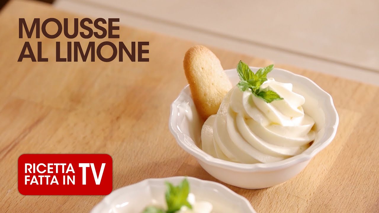 Come realizzare la MOUSSE AL LIMONE di Benedetta Rossi - Ricetta TV Fatto in Casa per Voi