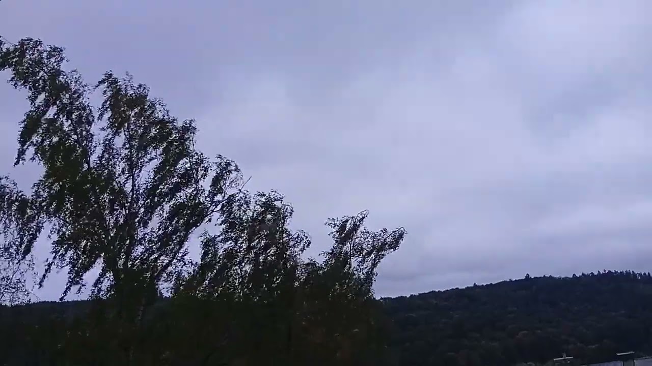 Orkantief Detlef mit Kaltfront und Orkanböen bis 80km/h in Meschede am 4.10.2025.⛈️🌪️