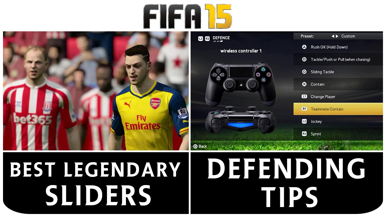 [TTB] FIFA 15 - Лучшие легендарные настройки - Настройки - Как защищаться - Советы по защите