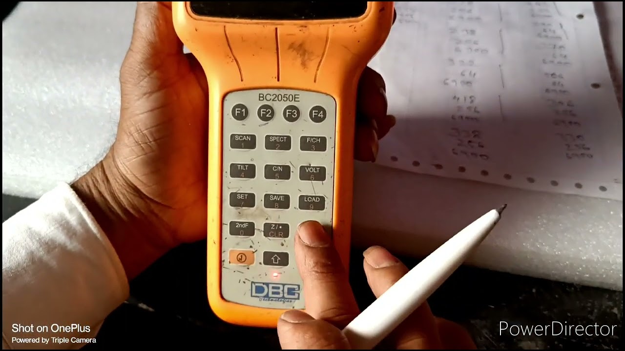 NXT DIGITAL लाईन की फ्रिक्वेन्सी डी बी मीटर के अंदर कैसे डाले.  insert NXT digital freq. in DB metre