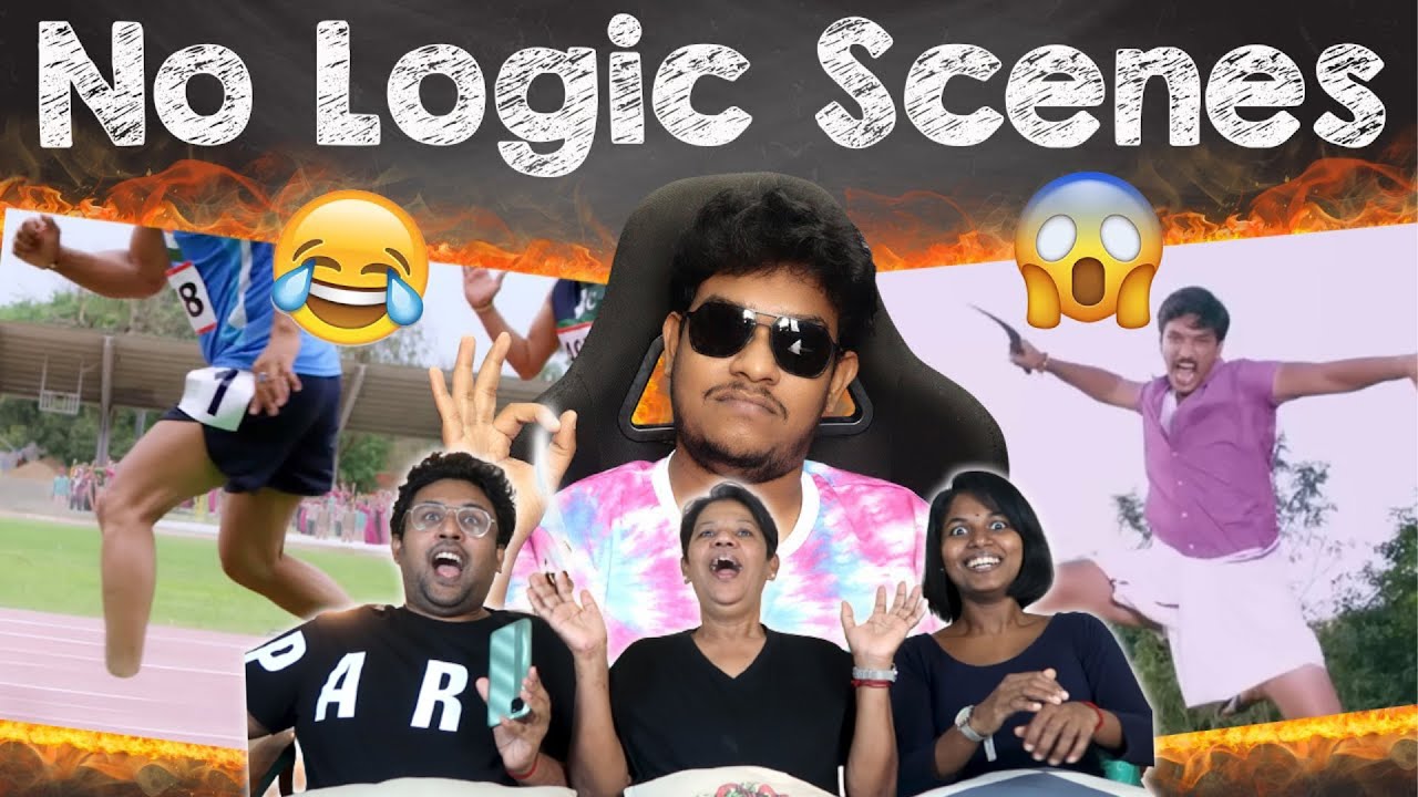 No Logic Funny Movie Scenes Troll🤣 Indian Funny Action Scenes || Ramstk Family @EmptyHandAjithsri