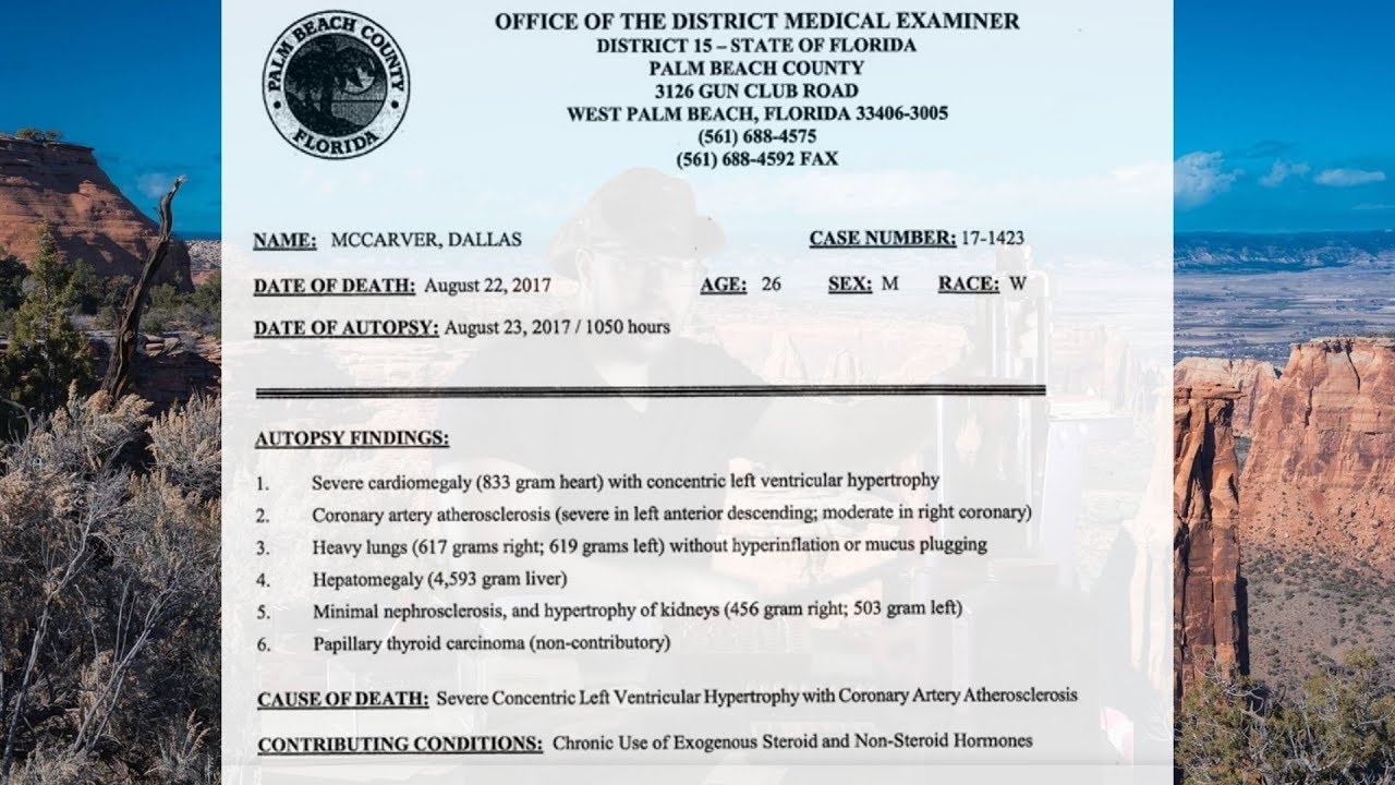Dallas McCarver Autopsy Released With Surprising Findings