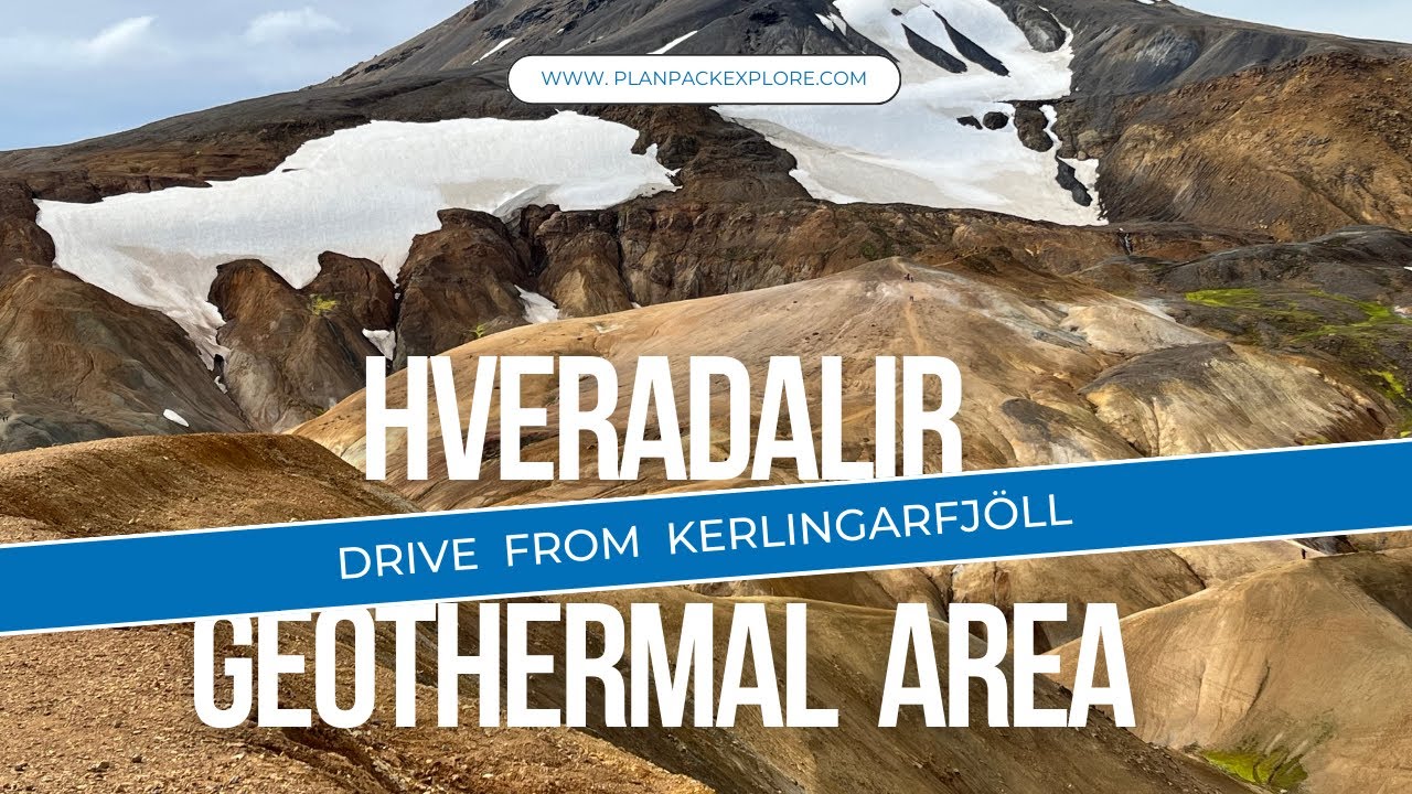 Drive from Kerlingarfjöll Highland base to Hveradalir Geothermal Area