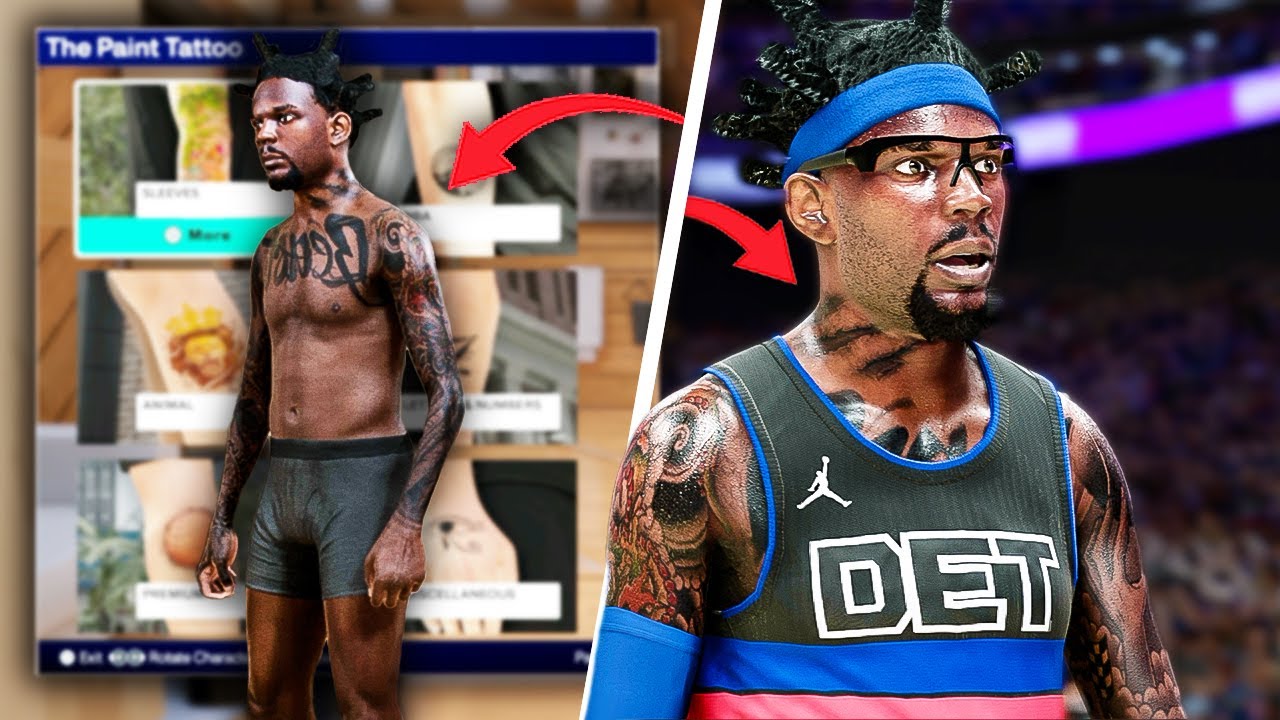 NBA 2K25 HOW TO MAKE PERFECT TATTOOS | HOW TO MAKE REALISTIC TATTOOS ON NBA 2K25