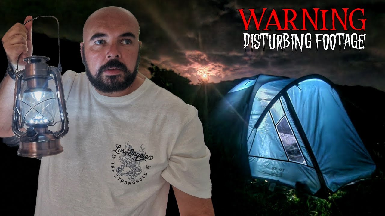 OVERNIGHT HAUNTED CAMPING at ANCIENT BURIAL GROUND