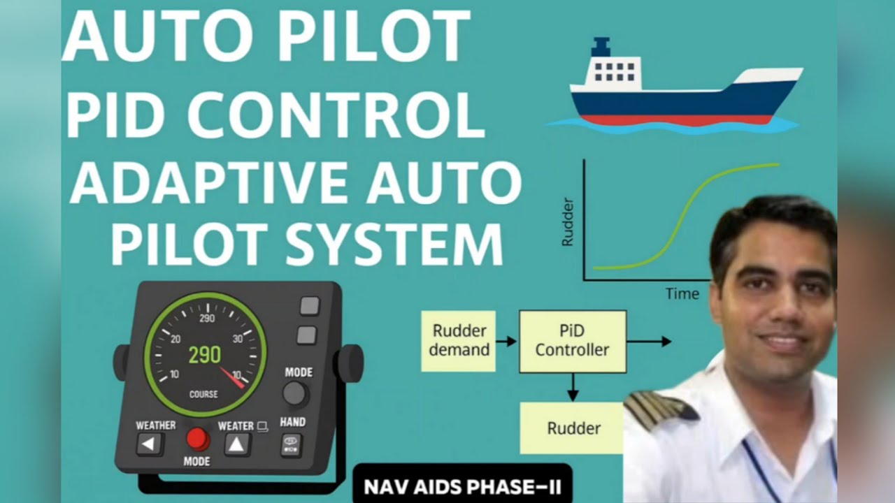 Auto Pilot | PID Control & Adaptive Auto Pilot System | Nav Aids, phase-2 by Capt. Sunil Bhabha🚢