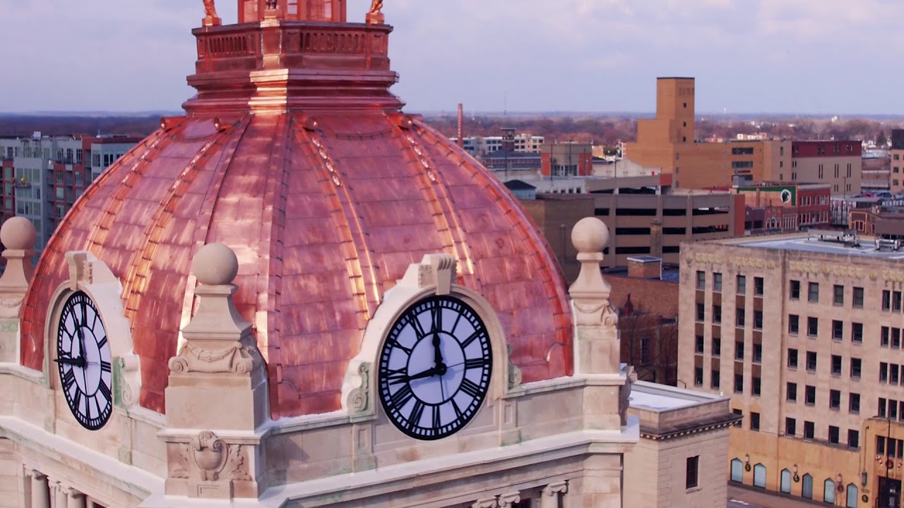 Copper Dome Restoration of Brown County Courthouse, Green Bay, WI
